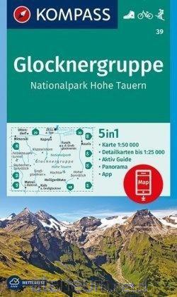 Glocknergruppe 1:50 000 Kompass [KSIĄŻKA]