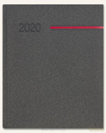 Kalendarz 2020 Ksiażkowy B5 Plus grafit melange [KALENDARZ]