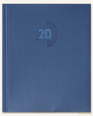 Kalendarz 2020 Książkowy B6 Plus niebieski cristal [KALENDARZ]