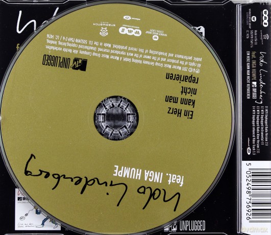 Udo Lindenberg Feat.Inga Humpe: Ein Herz Kann Man Nicht Reparieren [CD]