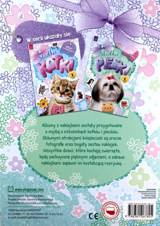 Słodkie pieski. Album z naklejkami [KSIĄŻKA]