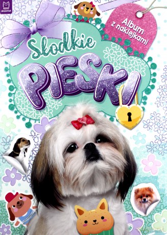 Słodkie pieski. Album z naklejkami [KSIĄŻKA]