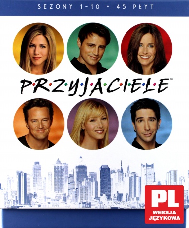 Przyjaciele Kolekcja Sezon 1-10 [BOX] [45DVD]