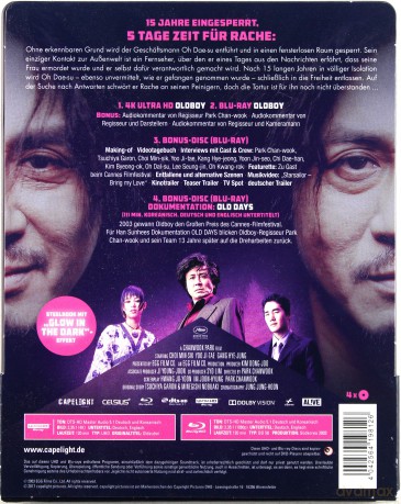 Oldboy (steelbook) [Blu-Ray 4K]+[2xBlu-Ray]