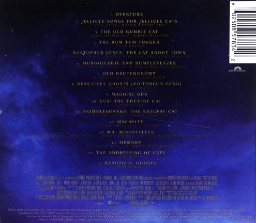 Cats soundtrack (Koty) (Andrew Lloyd Webber) [CD]