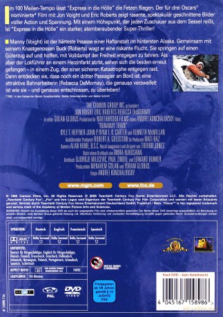 Uciekający pociąg [DVD]
