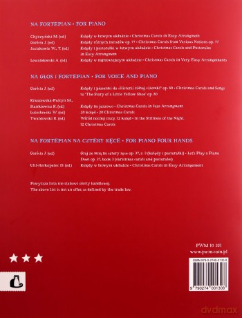 Bóg się rodzi. Kolędy na fortepian na cztery ręce - Joanna Pilch [KSIĄŻKA]