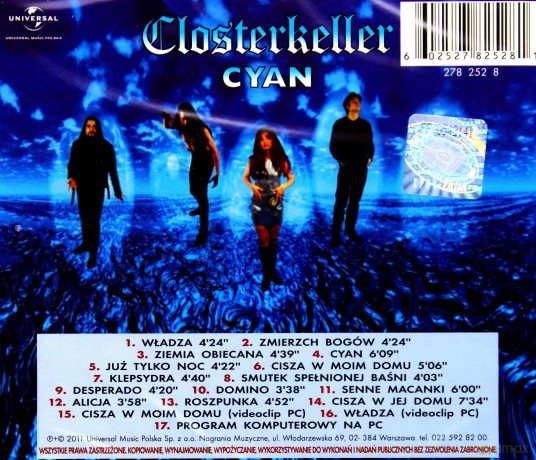 Closterkeller: Cyan (Reedycja 2011) [CD]