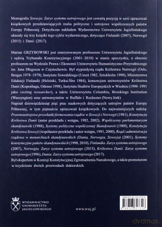 Szwecja. Zarys systemu ustrojowego - Marian Grzybowski [KSIĄŻKA]