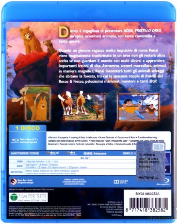 Brother Bear (Mój brat niedźwiedź) [Blu-Ray]