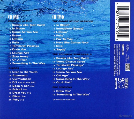 Nirvana: Nevermind (Remastered - Deluxe) (digipack) [2CD]