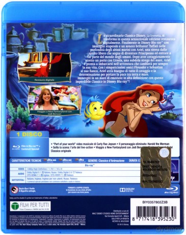 The Little Mermaid (Mała Syrenka) [Blu-Ray]