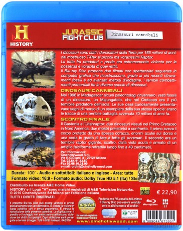 Jurassic Fight Club. Dinosauri cannibali [Blu-Ray]