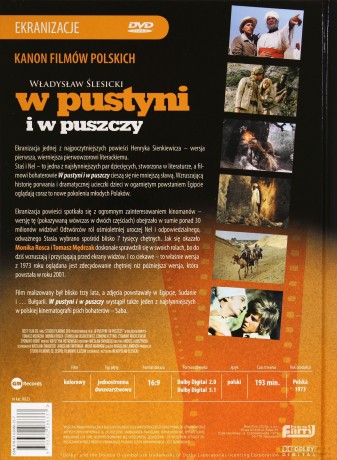 W pustyni i w puszczy (Kanon Filmów Polskich: Ekranizacje) (booklet) [DVD]