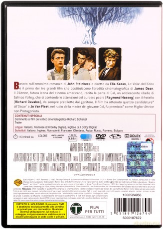 East of Eden (Na wschód od Edenu) [DVD]